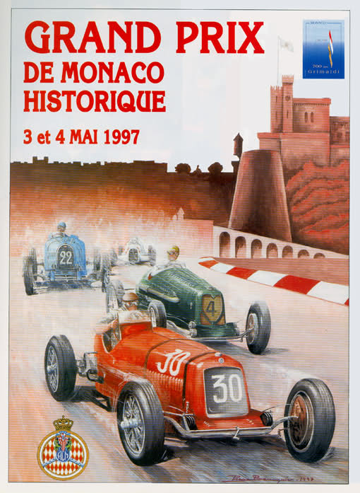 Programme officiel Grand Prix de Monaco Historique 1997 
